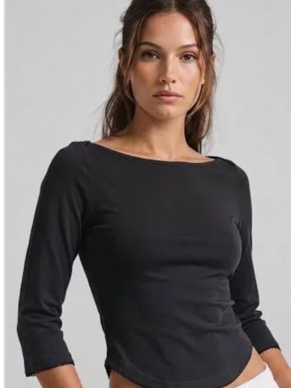 Arden B small Black mid Sleeve Tunic Like New
